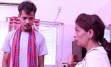 Beautiful Desi Bhabhi Amazing Threesome Sex With Husband And Servant