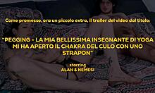 Italian girl pisses in pussy and throat for revenge