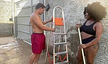 i asked neighbor for ladder but got pussy and cum on face request