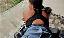 The pretty brunette teen receives abundant hot cum on her lovely face