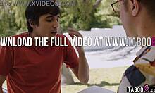 youth counselor has teen couple finally fuck in front of him