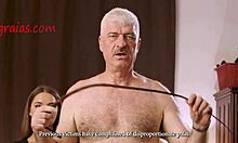 Poor amateur babe suffers as being whipped on chest?