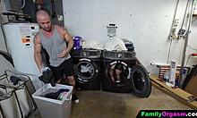 Stepsister gets stuck, stepbrother saves her with his cock