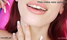 Striking Red-Haired Beauty Reveals Her Sexy Body