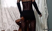 18y Old Ebony Fucked In Fishnets Pt 1