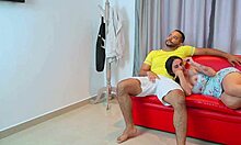 Horny Stepmother Thirsty For Cock Riding Monster Dick