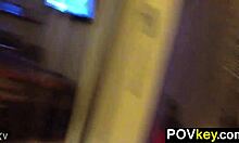 my hot ex girlfriend is back, sucking my dick in this pov video, it feels so good