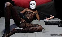 18y Old Ebony Fucked In Fishnets Pt 1