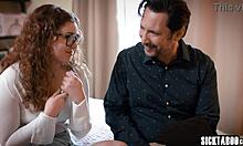 sweet big tits teen student leana lovings fucks college administrator