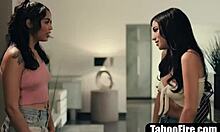 Young girl woken up and fucked by friend's stepbrother