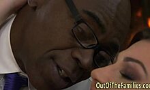 stepdaughter gobbles and gets banged by big black cock