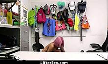 Loss Prevention Officer Jovan Catches Teen Shoplifter Luna Legend Stealing Candy From The Store - Liftersex