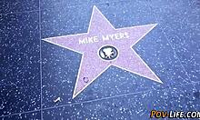 Tattooed Brunette Teen Sucks Monster Cock and Gets Cumshot