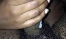 Young Black Teen Deepthroats Sloppy Head.