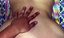 Young amateur with big ass gets fucked doggystyle in the kitchen.