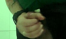 Security guard masturbates in bathroom