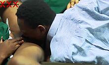 Students teach head teacher to fuck two pussies in group hardcore session