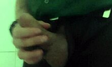 Security guard masturbates in bathroom