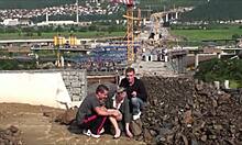 Watch This Young Blonde Cutie Get Fucked Hard In Public By Two Guys!