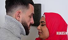 She Wears Hijab Even While Having Christmasy Sex