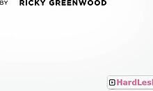 Busty redhead seduced by teen masseuse