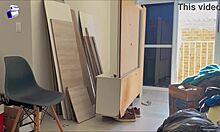 creamy pussy redhead riding for creampie orgasm with big ass licking and grinding wet cunt