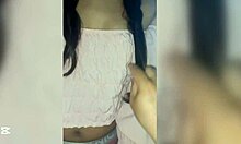 18-Year-Old Girl With Perfect Tits Sucks My Fingers Real Amateur Homemade Video