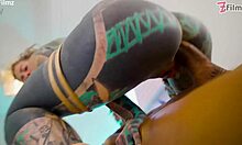 Hardcore stud goes deep in the tattooed babe anal like never before