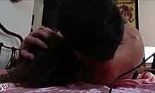 2173tec - french amateur slut satin and lace lingerie set orange and turkish blue green leather pants satin nightie blowjob rimming pussy fucking doogystyle dirty talk