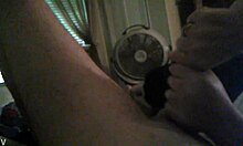 Homemade titans step daddy wakes with two hands on his big cock by his aunt