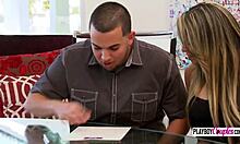 swinger babes indulge in an oiled group massage session