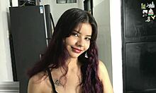 the latina stepsister is perfect at standing job and sucking on hidden cam