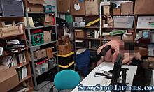 Teenage shoplifter rides hardcore in hd