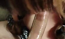 Hot wife practices bj and tit play for upcoming scene