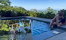 outdoors in costa rica, detailed anal fucking and blowjob action