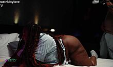 Ebony Babe Takes Huge Cock In POV Fucking Session