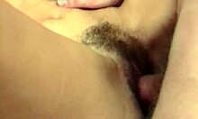 wife lovingly blows husband at home