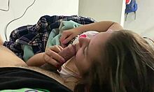 My Stepsister Plays With My Dick While Watching A Movie In My Room!