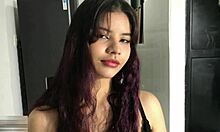 the latina stepsister is perfect at standing job and sucking on hidden cam