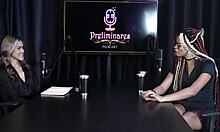 A Good Dominator Knows How to Dominate, Saw Your Audience Change When You Stopped Shaving, Likes to Do Inversion and Has Recorded in Unusual Places - Naomi Campos Sheer Red