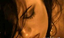 my bollywood girlfriend strips naked in a sensual dance.