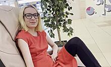 Risky rough sex with random girl at the public toilet for money?