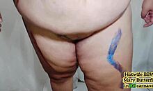 bbw hotwife swinger mary butterfly in brazilian carnaval dance