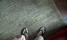 Perverted Stepmother Pissing In Front Of Her Stepson