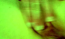 Mature couple having fun with toys