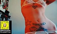 Hot teen riding dicks in this intense session