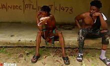 The day I met my local boyfriend doing a local job and took him to an uncompleted building