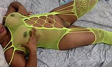 Filling my black woman's ass with cum!