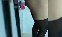 fucking my dildo outside the neighbors house