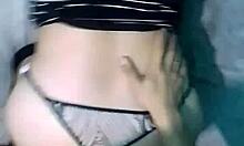 Pov Latina Emo Bent Over Doggystyle on Big Bed Webcam